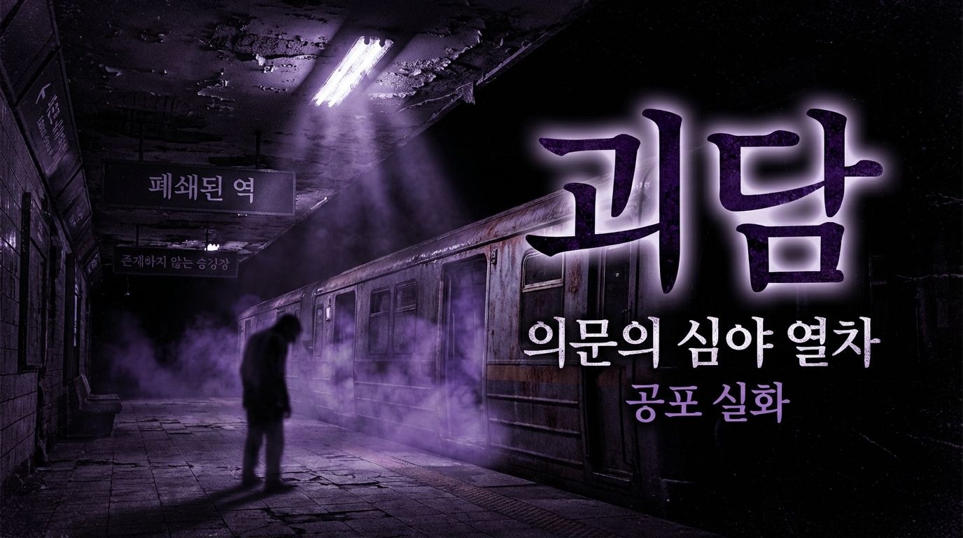 막차를 놓친 밤, 노선도에 없는 역에 열차가 멈췄다