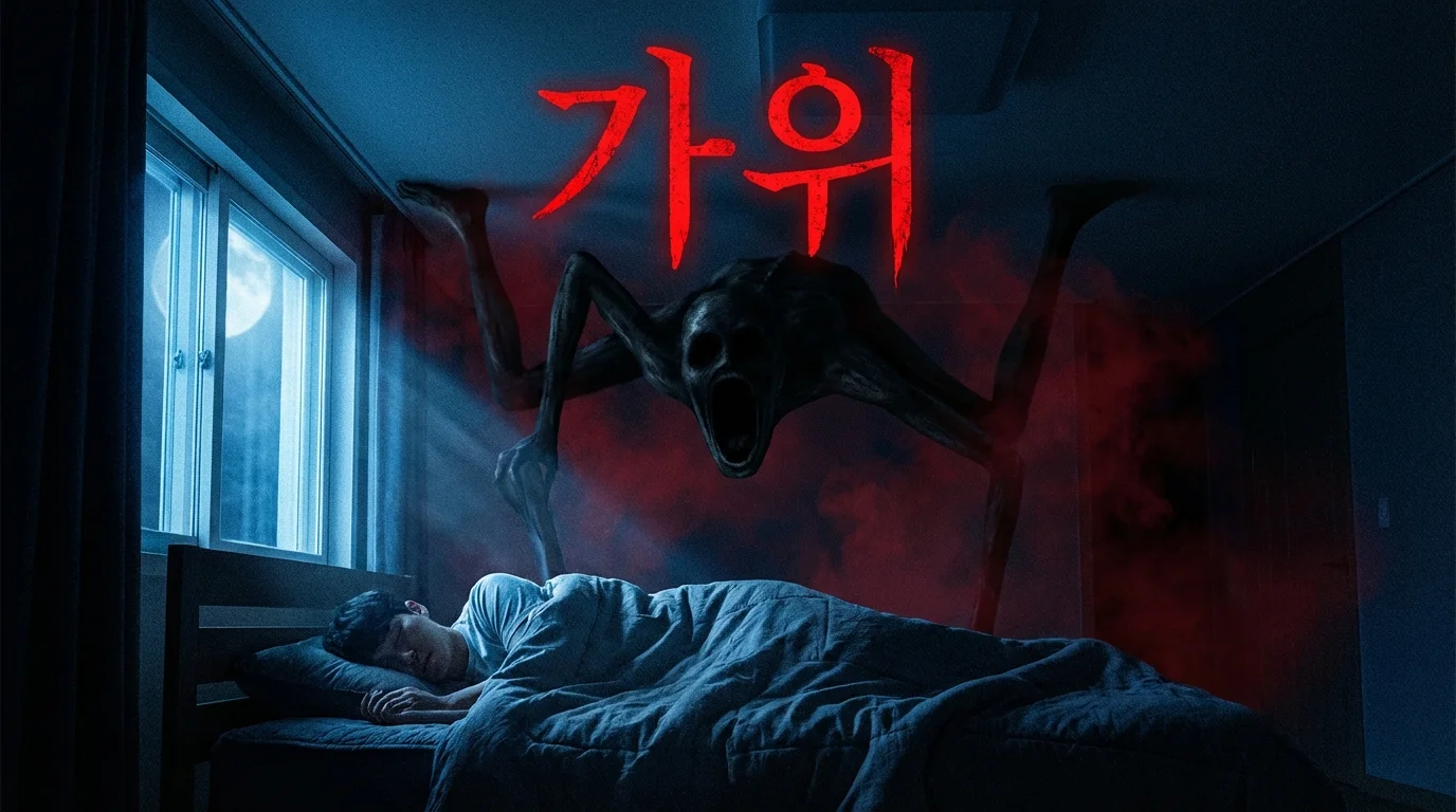 가위에 눌릴 때마다 숫자를 세는 목소리, 어젯밤 '1'이 되었습니다