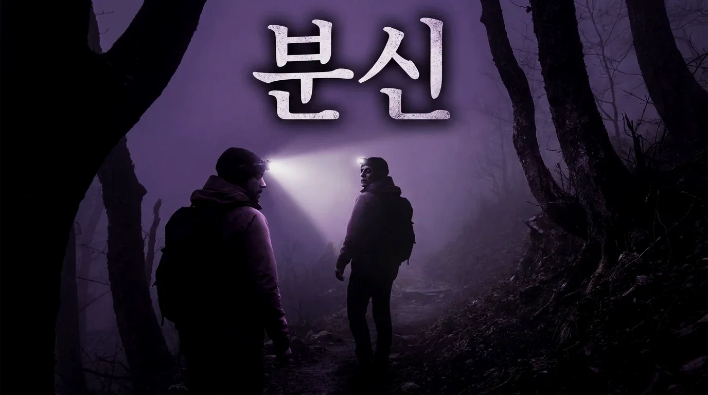 거울 속이 아닌 복도 끝에 내가 서 있었다