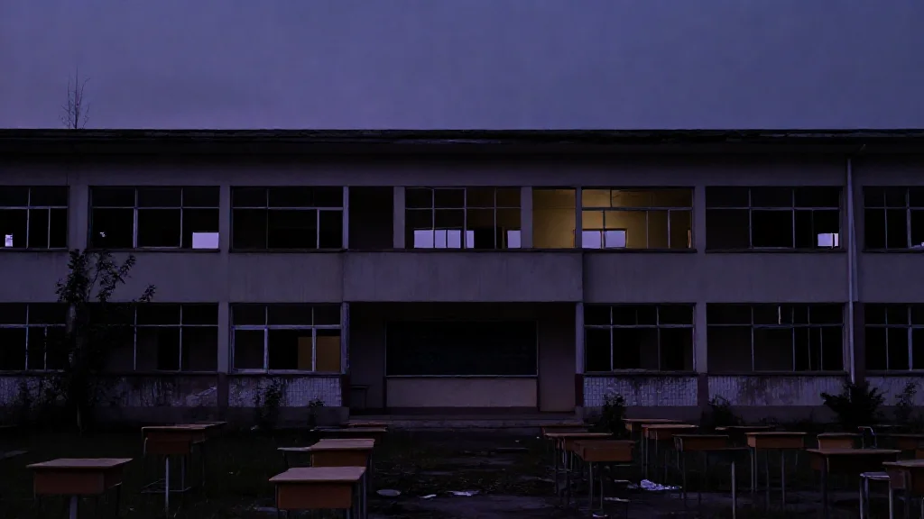 폐교된 분교, 아무도 없는 교실에서 들려온 수업 소리