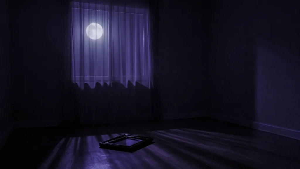이사 첫날 밤, 아무도 건드리지 않은 액자가 바닥에 떨어졌다