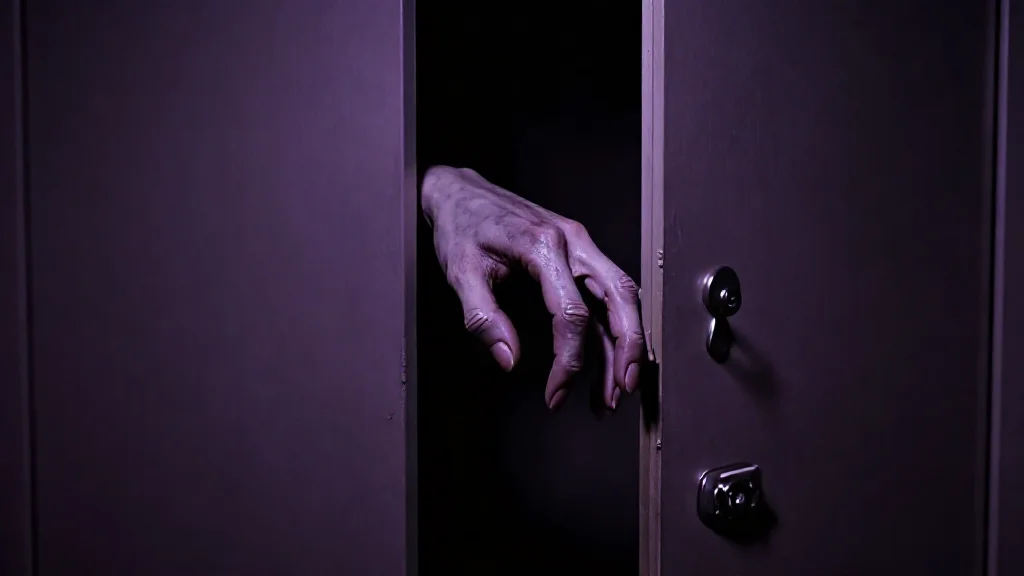 야근하던 밤, 화장실 문 밑으로 들어온 두 개의 왼손