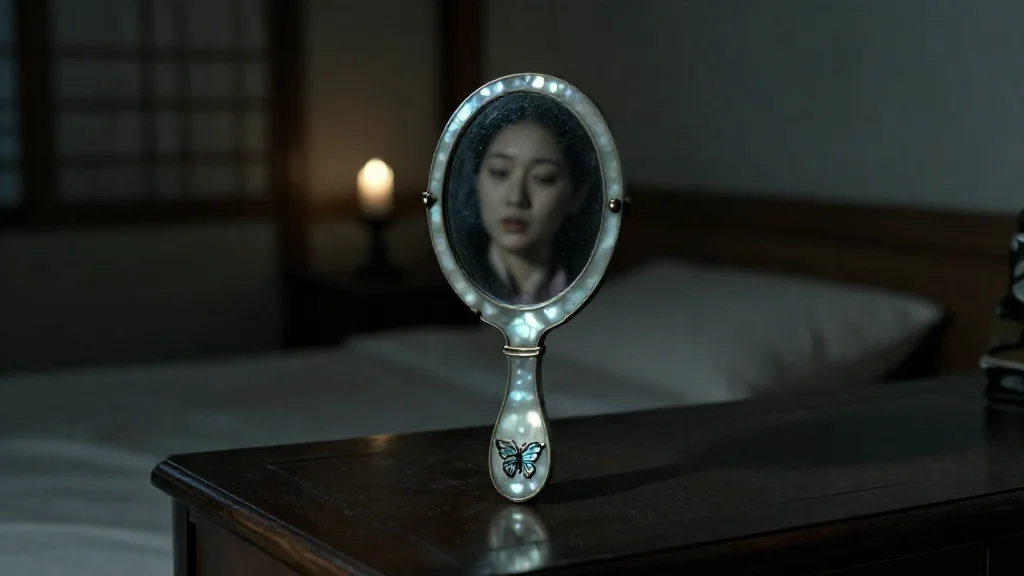 그 자개 거울을 들인 뒤로, 나는 반사보다 늦게 움직인다
