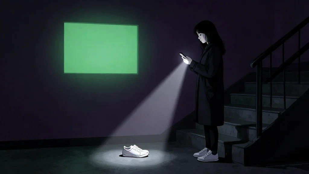 정전된 밤 비상계단, 뒤따르는 발소리는 최 씨의 걸음과 한 박자도 어긋나지 않았다