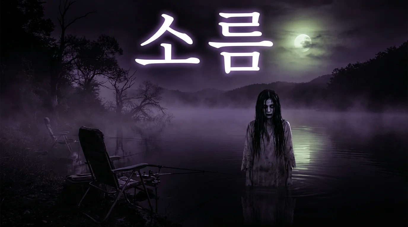 새벽 저수지에서 낚싯줄을 잡아당긴 것은 물고기가 아니었다