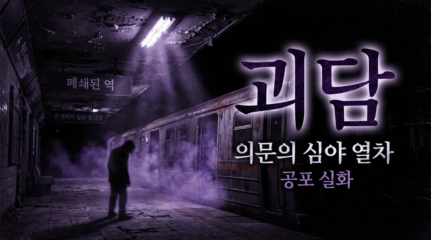 막차를 놓친 밤, 노선도에 없는 역에 열차가 멈췄다