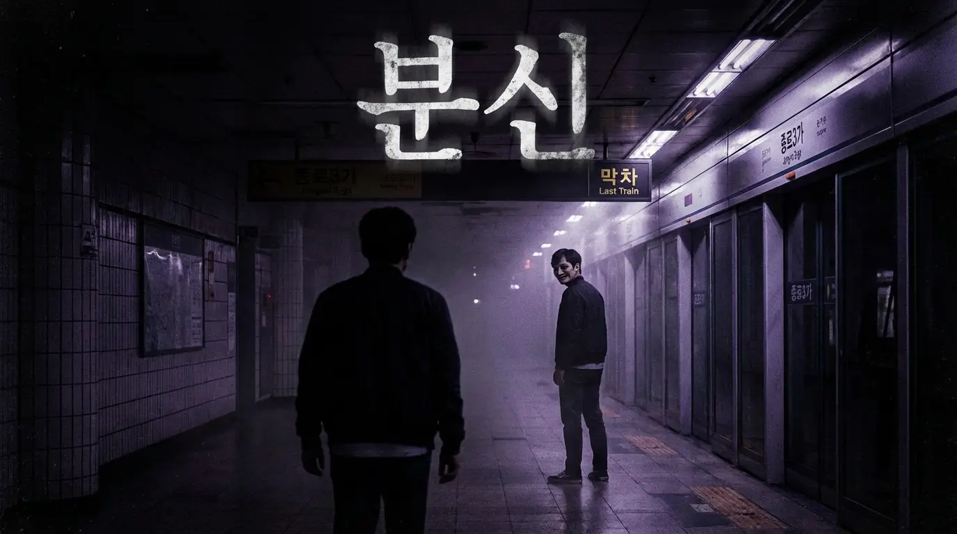 막차 끊긴 지하철역에서 만난 나와 똑같은 사람, 그것이 고개를 돌렸을 때