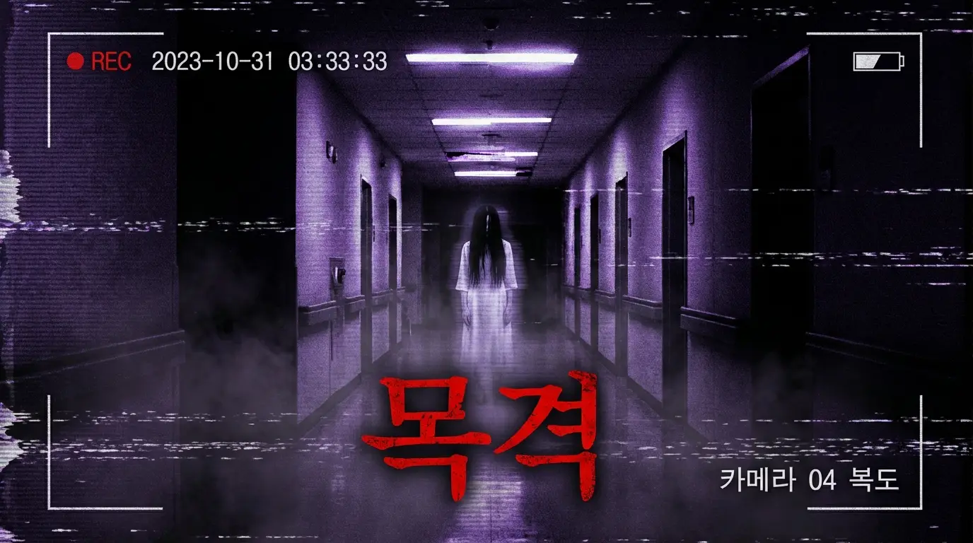 폐업한 병원 CCTV에 찍힌 하얀 형체, 경비원은 그날 밤 도망쳤습니다