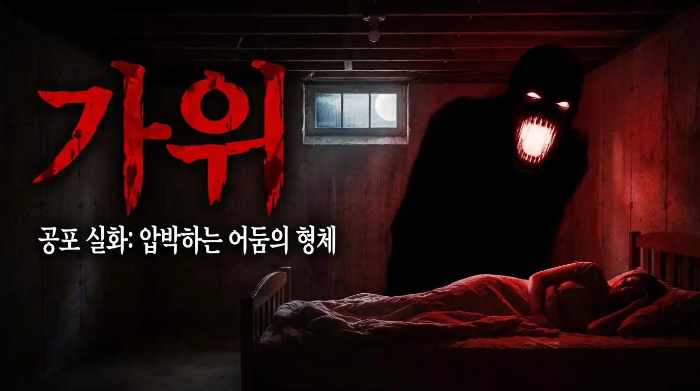 가위에 눌릴 때마다 나타나는 검은 형체, 그것은 매번 한 발짝씩 가까워졌습니다