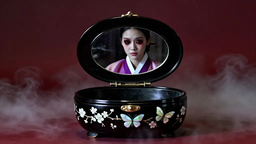 무료나눔으로 받은 자개 보석함, 거울 속 얼굴은 제가 아니었습니다
