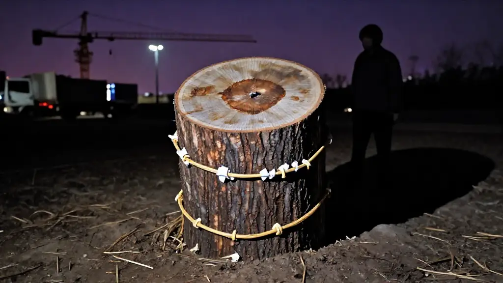 금줄도 다 못 두르고 베어낸 당산나무, 그날 밤 현장에서 나타난 것